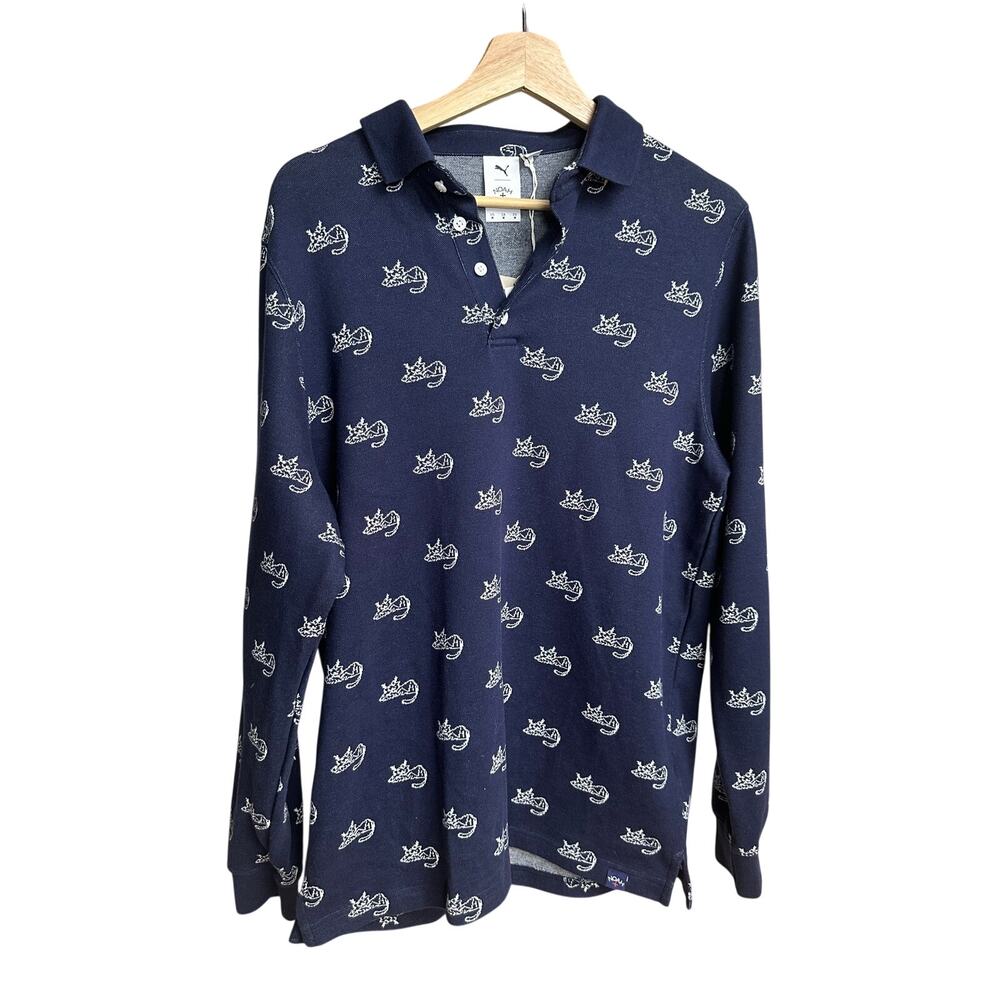 Limited Puma x Noah Y2K Navy Polo Shirt - Size M - New